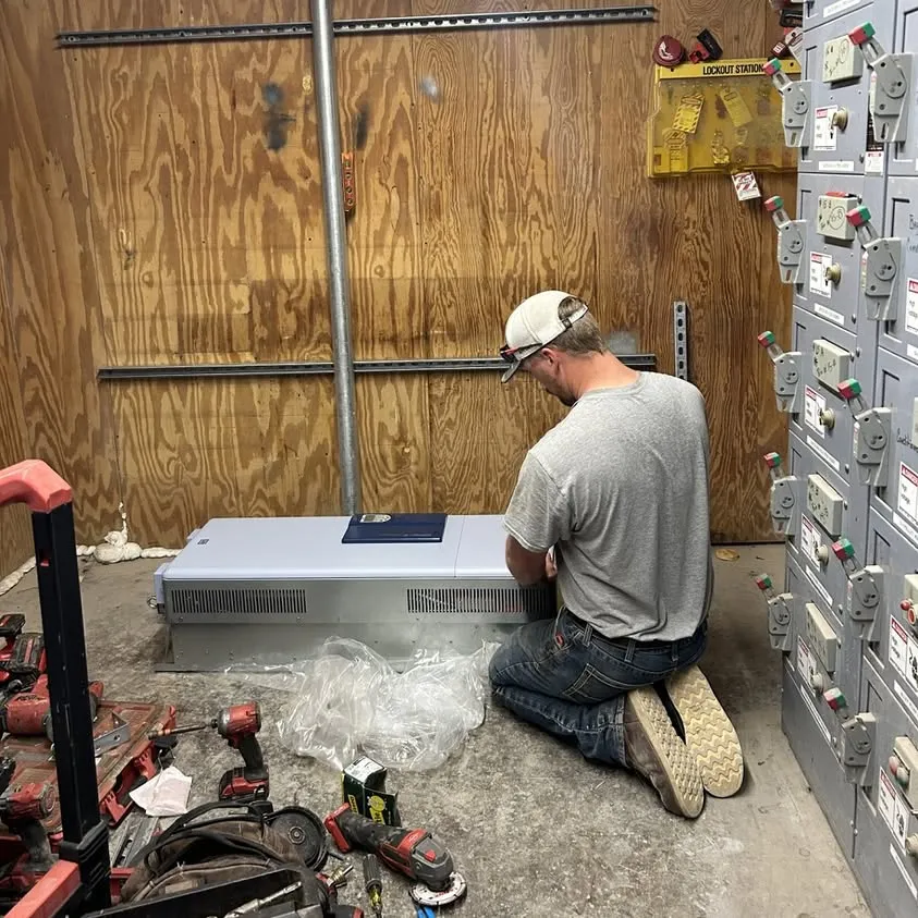 Starting a control and motor upgrade at a grain plant in Aledo
