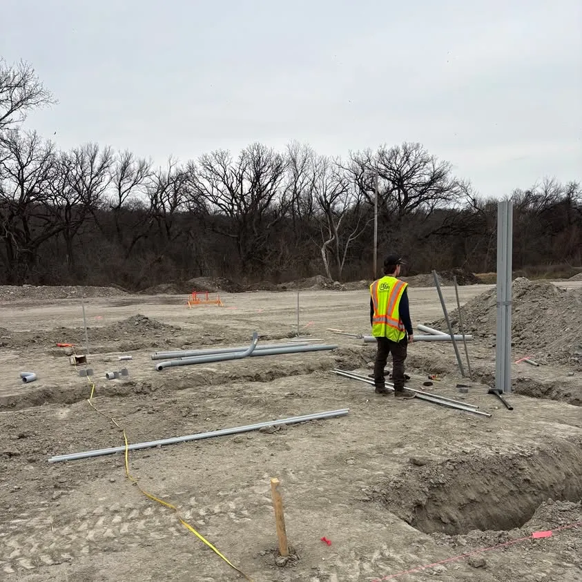 Starting an underground electrical project at a quarry in Lake Worth